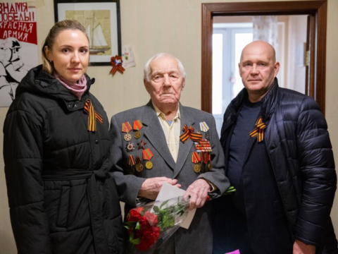 Подольских ветеранов на дому поздравили с приближающимся Днем Победы Новости Подольска 