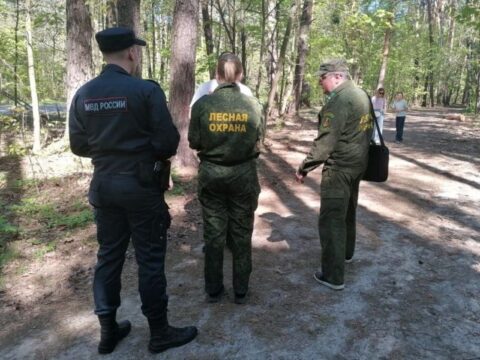 В Подольском лесничестве мужчина, жаривший мясо, угрожал лесничим и сотрудникам полиции физической расправой Новости Подольска 